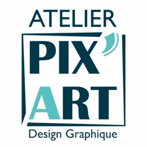 Logo complet carré couleurs fond blanc Atelier Pix Art