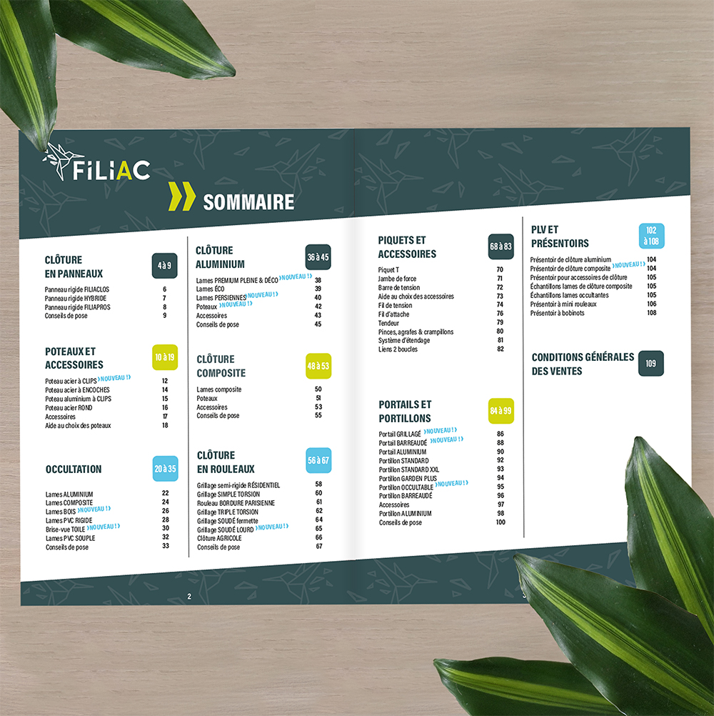 Graphiste print - Catalogue Filiac 2025