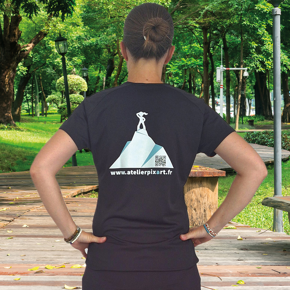 Création graphique visuel tee-shirt de sport