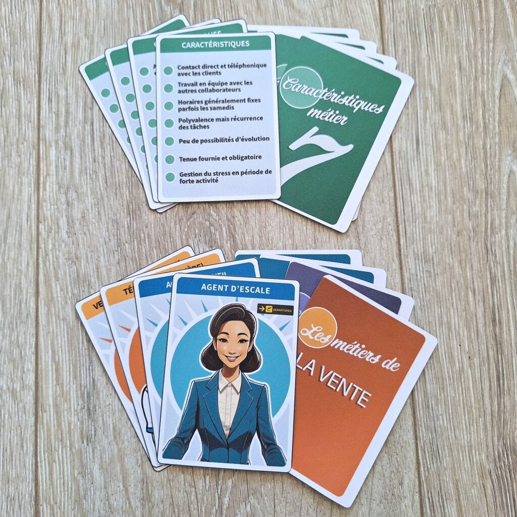 Création graphiste print jeu de cartes