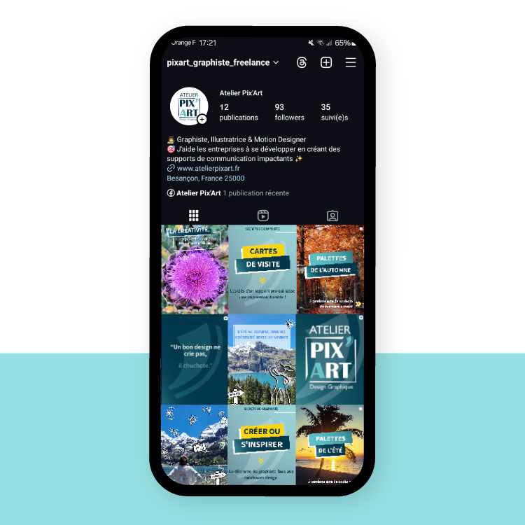 Animation et suivi de compte Instagram