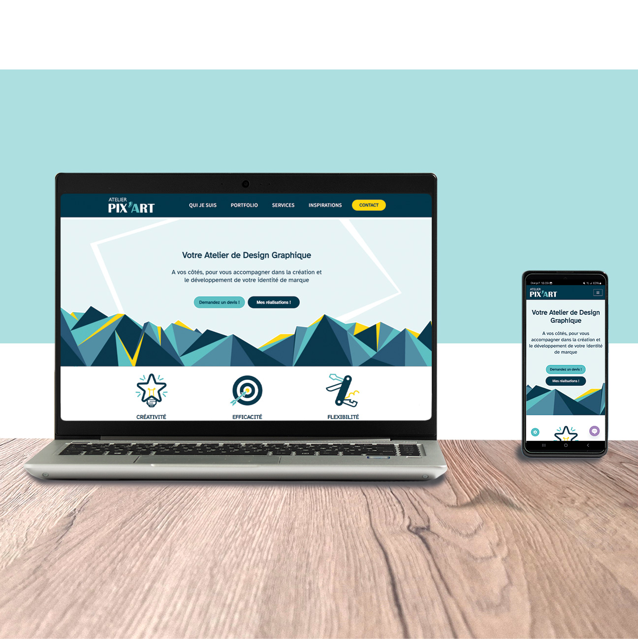 Un site internet qui s'utilise aussi bien sur PC que sur mobile est un incontournable supports de communication