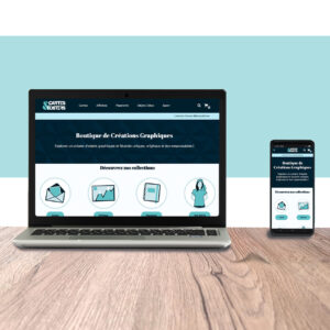 Création d'une boutique en ligne pour cartes et posters